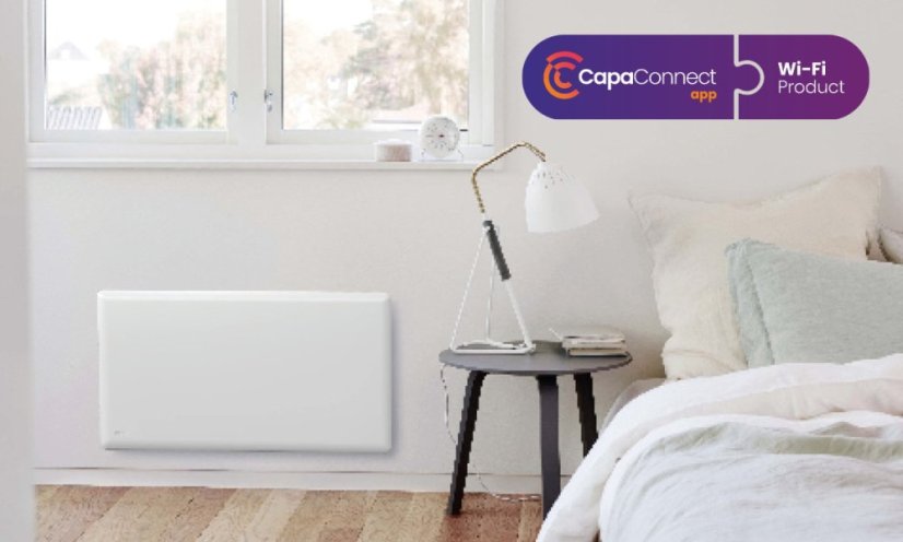 Konvektor Nobø Oslo WiFi NTL R (výška 40 cm) - Výkon / rozměry: 2000 W (1125x400x90 mm)