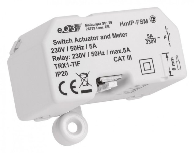 Homematic IP spínací aktor pod omítku, 5A (HmIP-FSM)