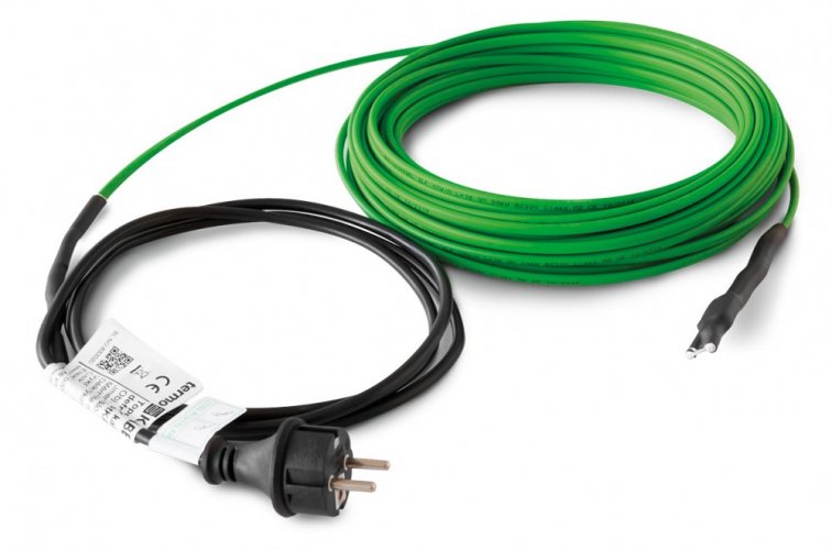 Topný kabel defrostKABEL 2LF 17 W/m (s termostatem, na potrubí) - Délka kabelu: 14 m (výkon 238 W)